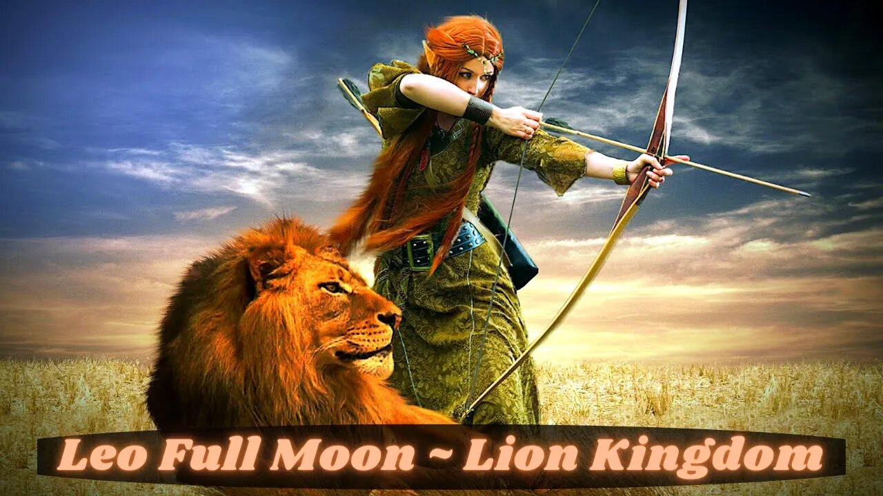 Leo Full Moon ~ Lion Kingdom Rising of Lyran Descent ~ High Octave Sirius Energy of Isis and Anubis