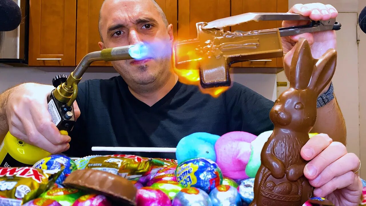 EASTER CHOCOLATE CANDY FEAST | ASMR MUKBANG