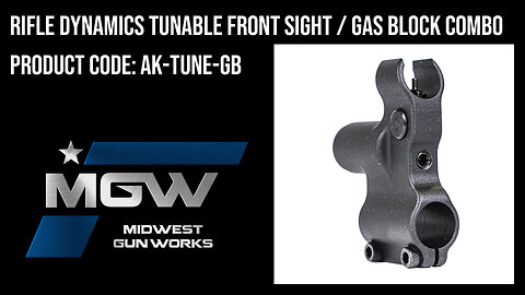 Rifle Dynamics Tunable Front Sight / Gas Block Combo - AK-TUNE-GB