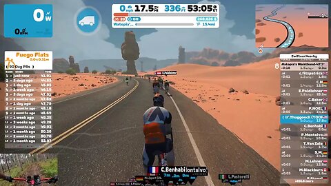 Zwift - Watopia's Waistband in Watopia + MUZIC