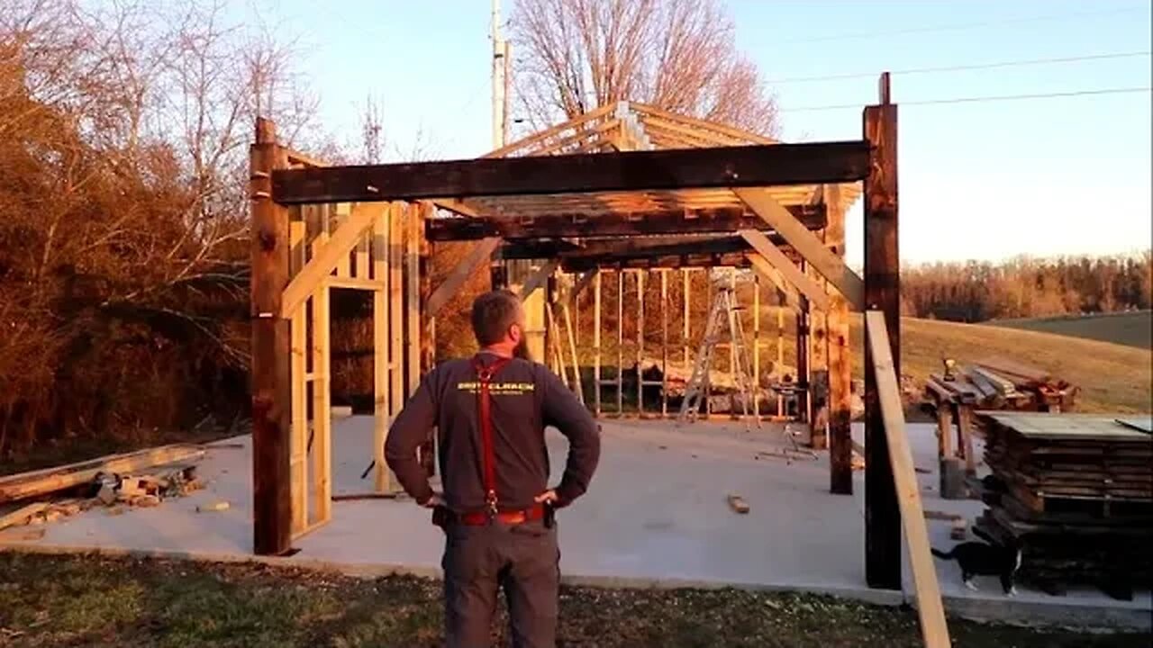 Simple Timber Frame Cabin/Workshop That Anyone Can Build