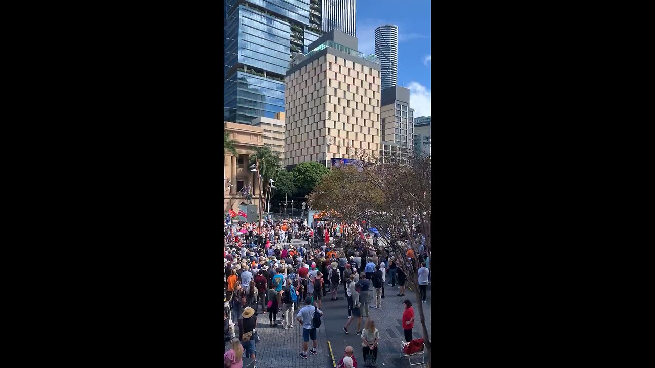Australians in Brisbane finally standing up against the Digital ID and global controls.