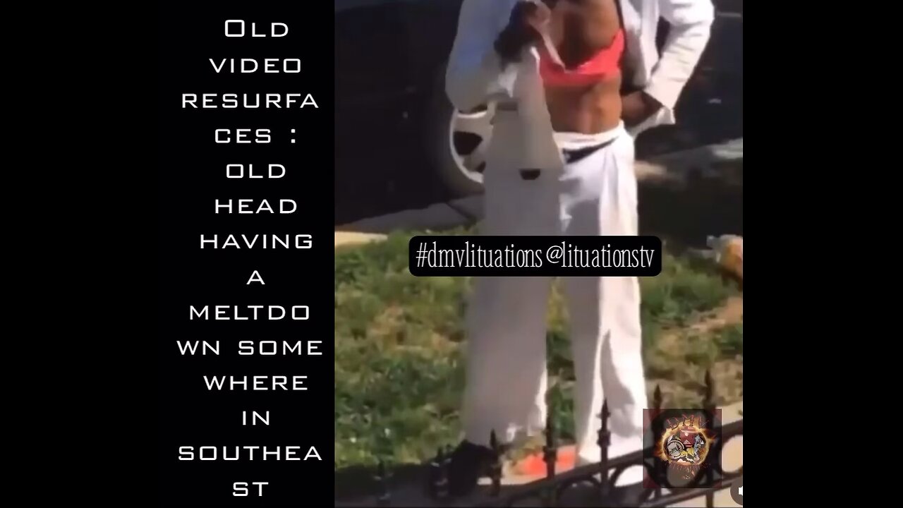 Old head on the southside of dc having a mental break down