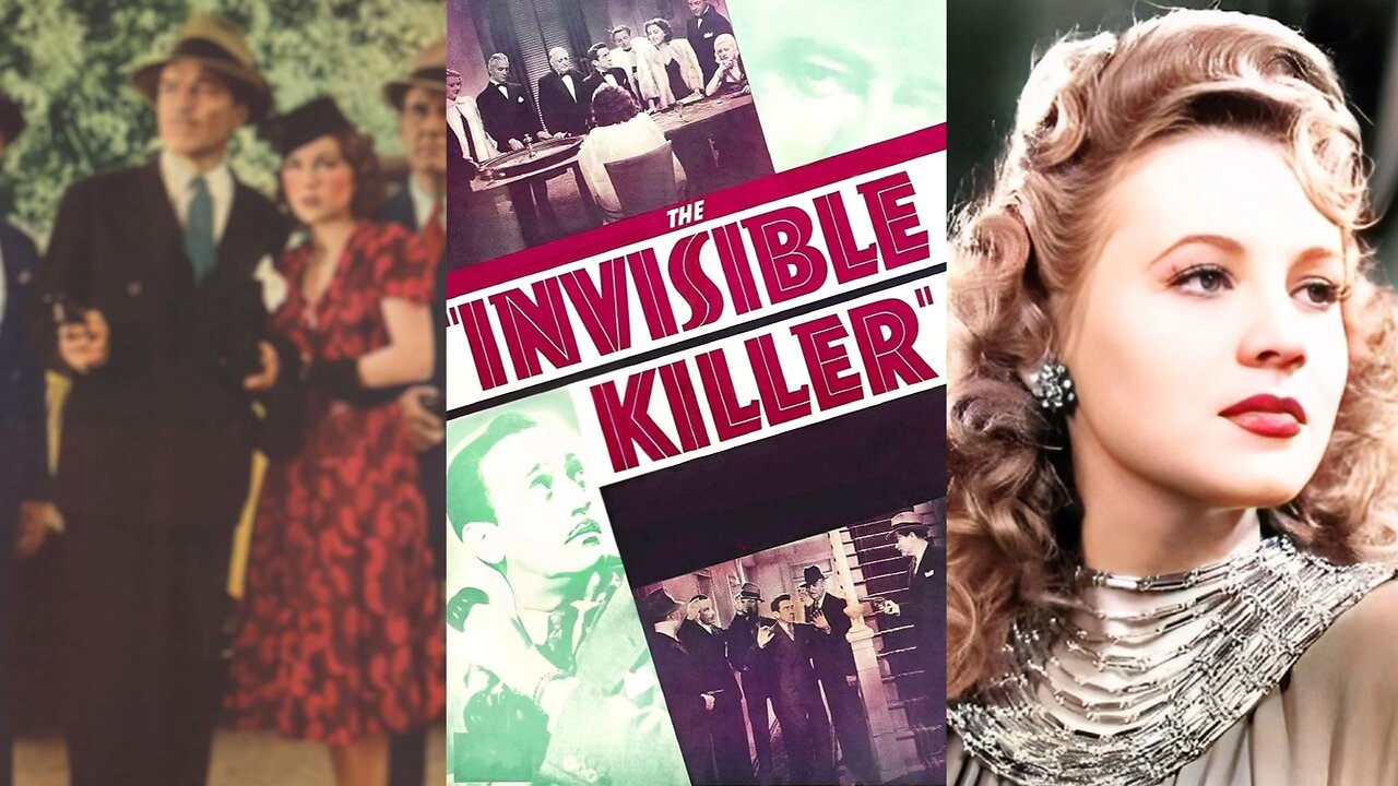 INVISIBLE KILLER (1939) Grace Bradley, Roland Drew & William Newell | Mystery | B&W