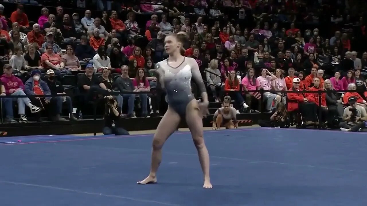 Jade Carey (9.975) Floor Exercise - Cal at Oregon State 2/10/23