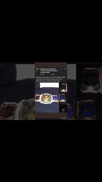 Someone Tried To Sell Rhea Ripley's Stolen Ring Used Womens Tag Belt On Facebook? #shorts