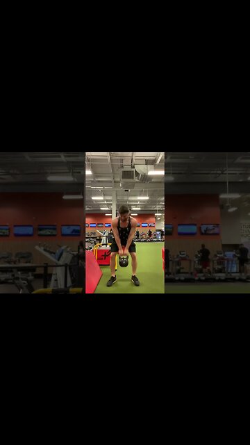 Kettlebell Swings for Gains #kettlebell #glutesworkout