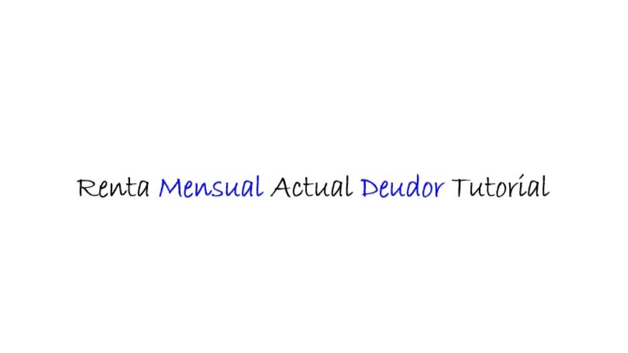 Mobile - Debtor Current Monthly Income - Spanish