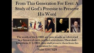 FTGF Lesson 194 | The AV 1611: A Proper Perspective of the Preface (Slander Sections)