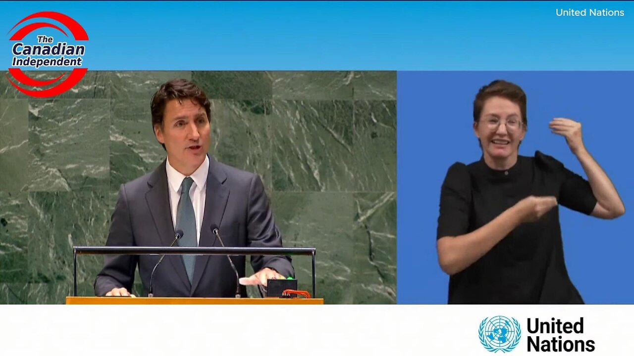 Canadian PM Justin Trudeau spoke this evening at the United Nations "Summit of the Future" in NY.