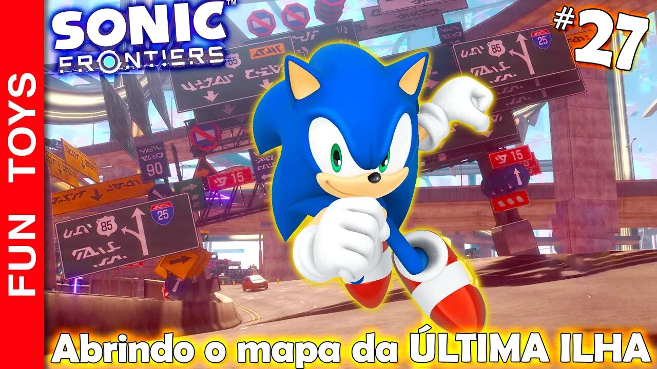 SONIC FRONTIERS #27 🔵 Continuamos tentando abrir o mapa TODO da ÚLTIMA ILHA!