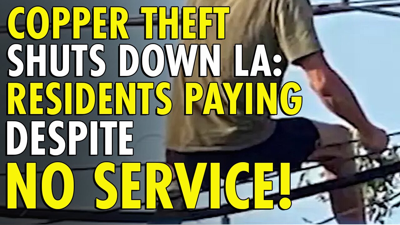 LA residents stuck paying phone bills despite copper wire thieves disrupting service