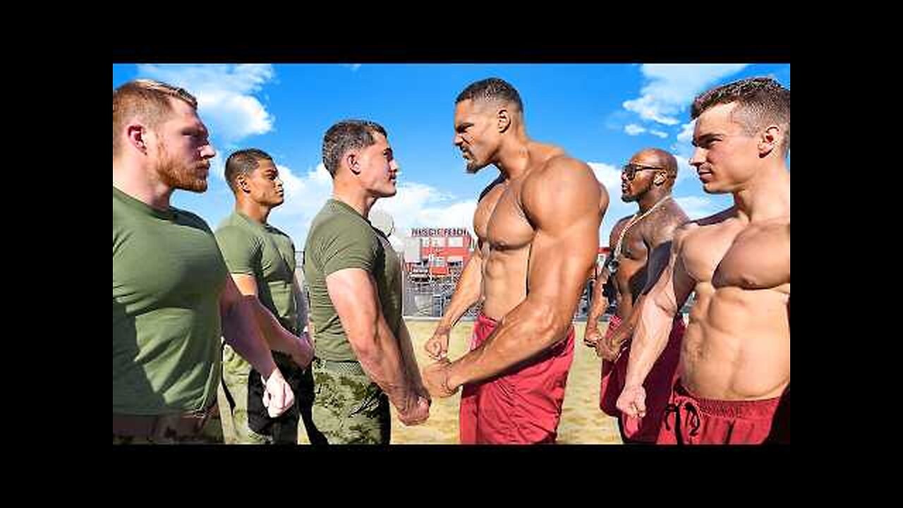 US MARINES VS BODYBUILDERS (Who Is Stronger?)