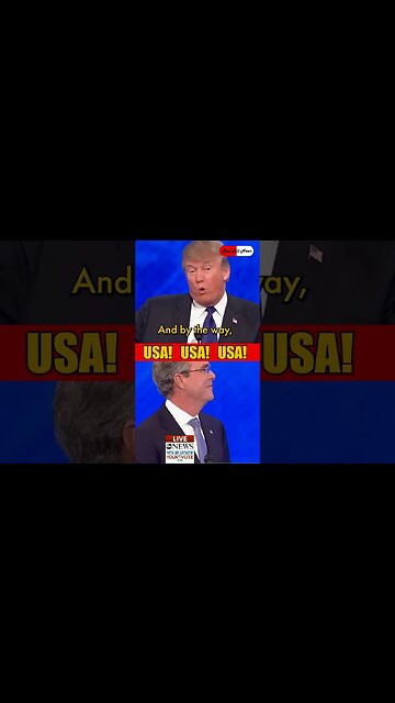 Donald Trump DESTROYS Jeb Bush 😱🤣 #shorts #savage #trump