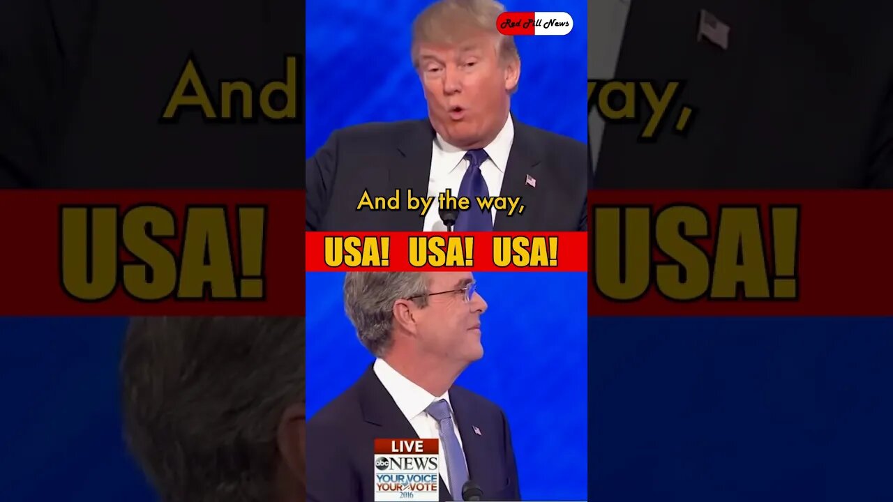 Donald Trump DESTROYS Jeb Bush 😱🤣 #shorts #savage #trump