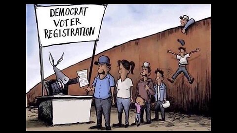 New Democrat voters arriving by foot to America 24/7