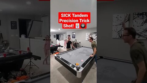 SICK Precision Trick Shot ft @TrickstersTrickshots !! 🃏🎱