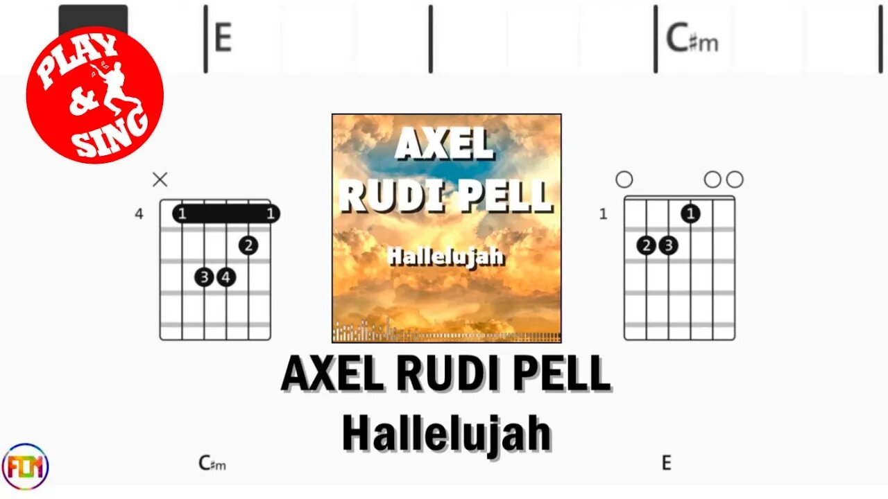 AXEL RUDI PELL Hallelujah FCN GUITAR CHORDS & LYRICS