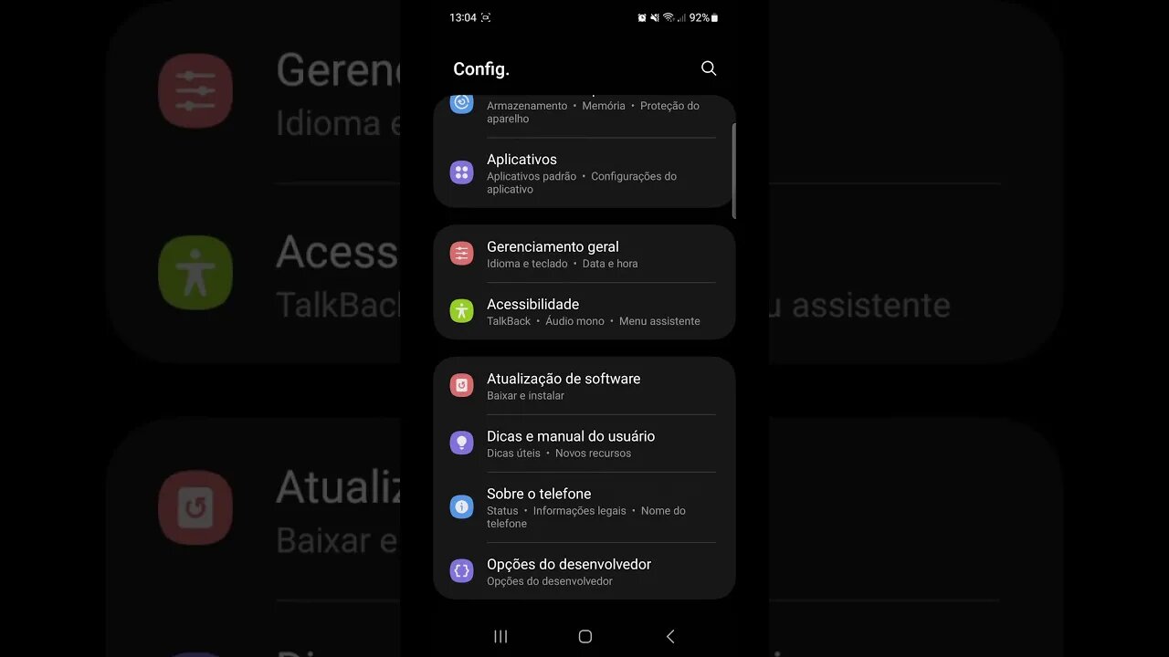 Ver VERSÃO do ANDROID no celular SAMSUNG