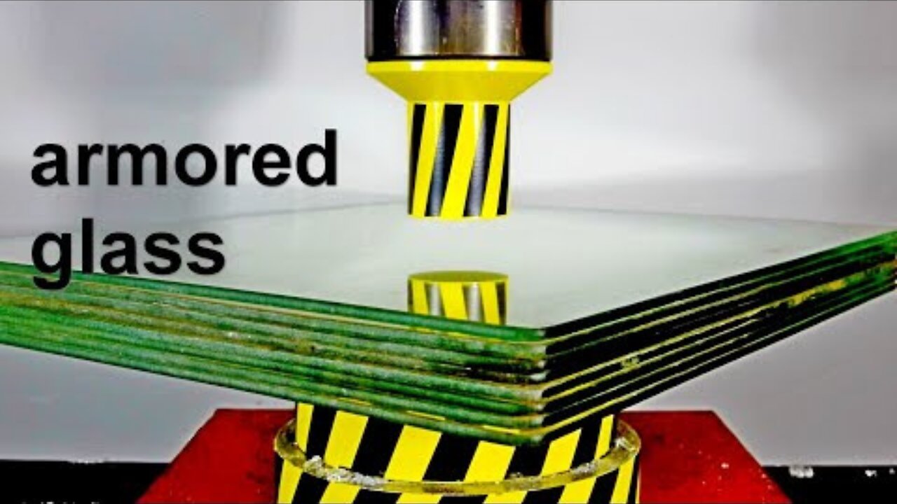 HYDRAULIC PRESS AND ARMORED GLASS