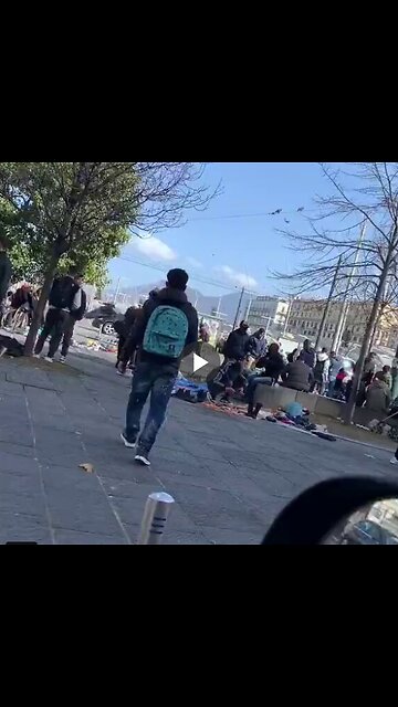 This is Naples in Ity. It has been completely overrun by illegals.