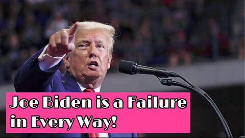 Trump Slams Biden| Biden failed in Israel, Afghanistan and Ukraine!