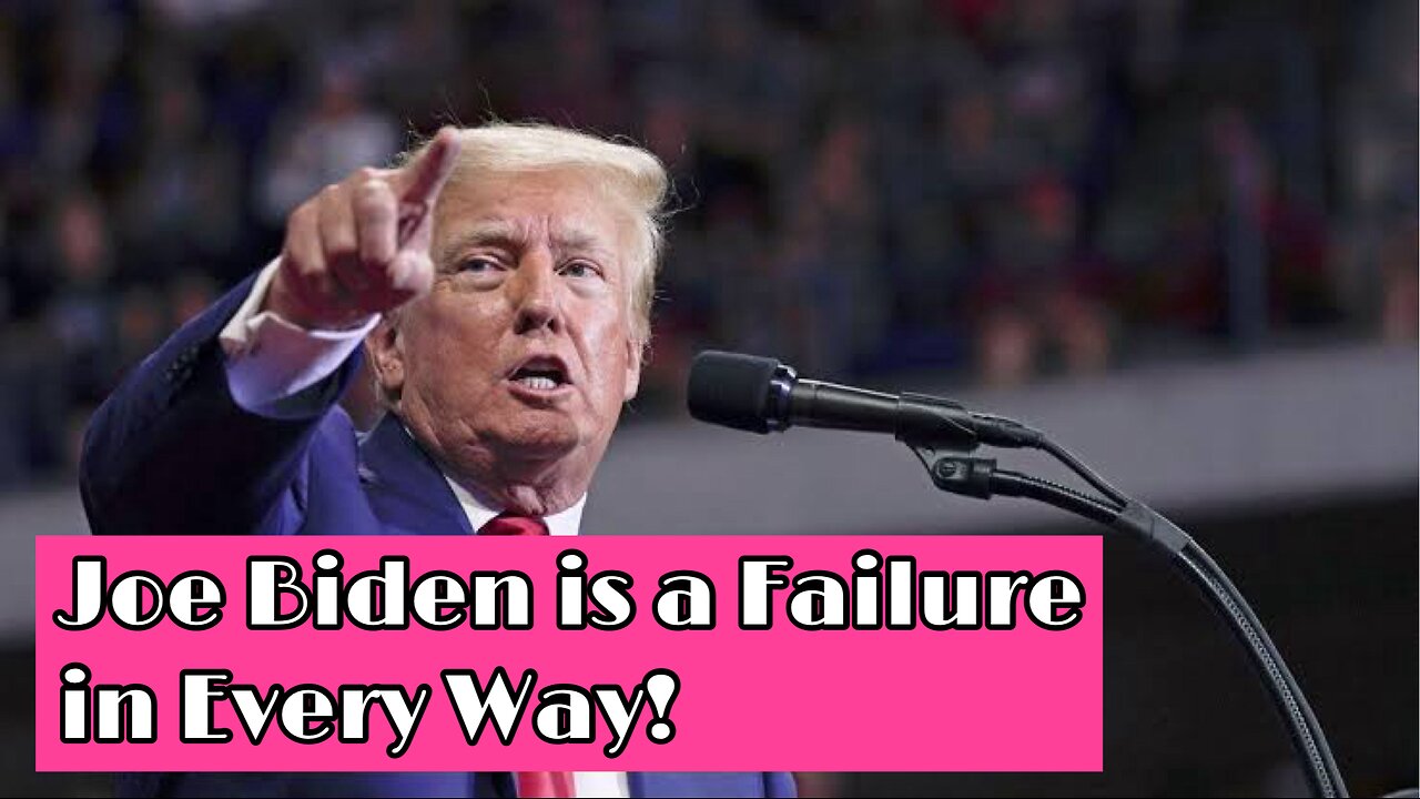 Trump Slams Biden| Biden failed in Israel, Afghanistan and Ukraine!