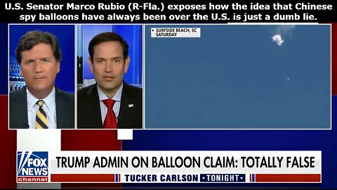 Rubio explains why this Chinese spy balloon was different