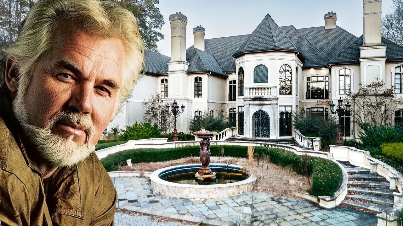 Kenny Rogers ABANDONED $15,000,000 MEGA MANSION With Power Still On - America's Party Home