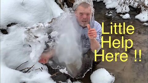 Trapped Under Ice !!!!!! #grassrootsmining