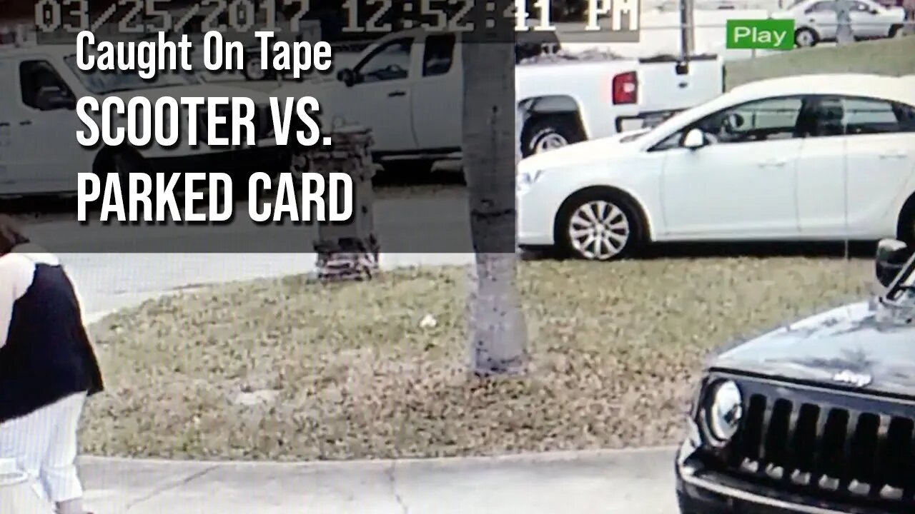 Don't Believe Your Eyes: Scooter vs Car Hit and Run Caught on Camera