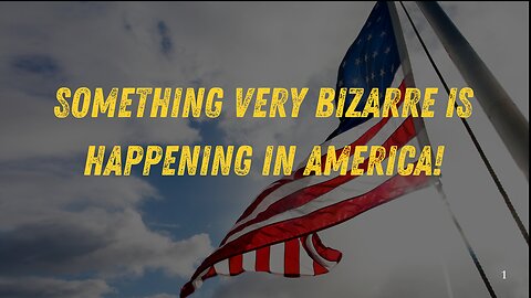 A New Era Has Arrived.. Something Very Bizarre Is Happening In America!!! - 12/1/24.