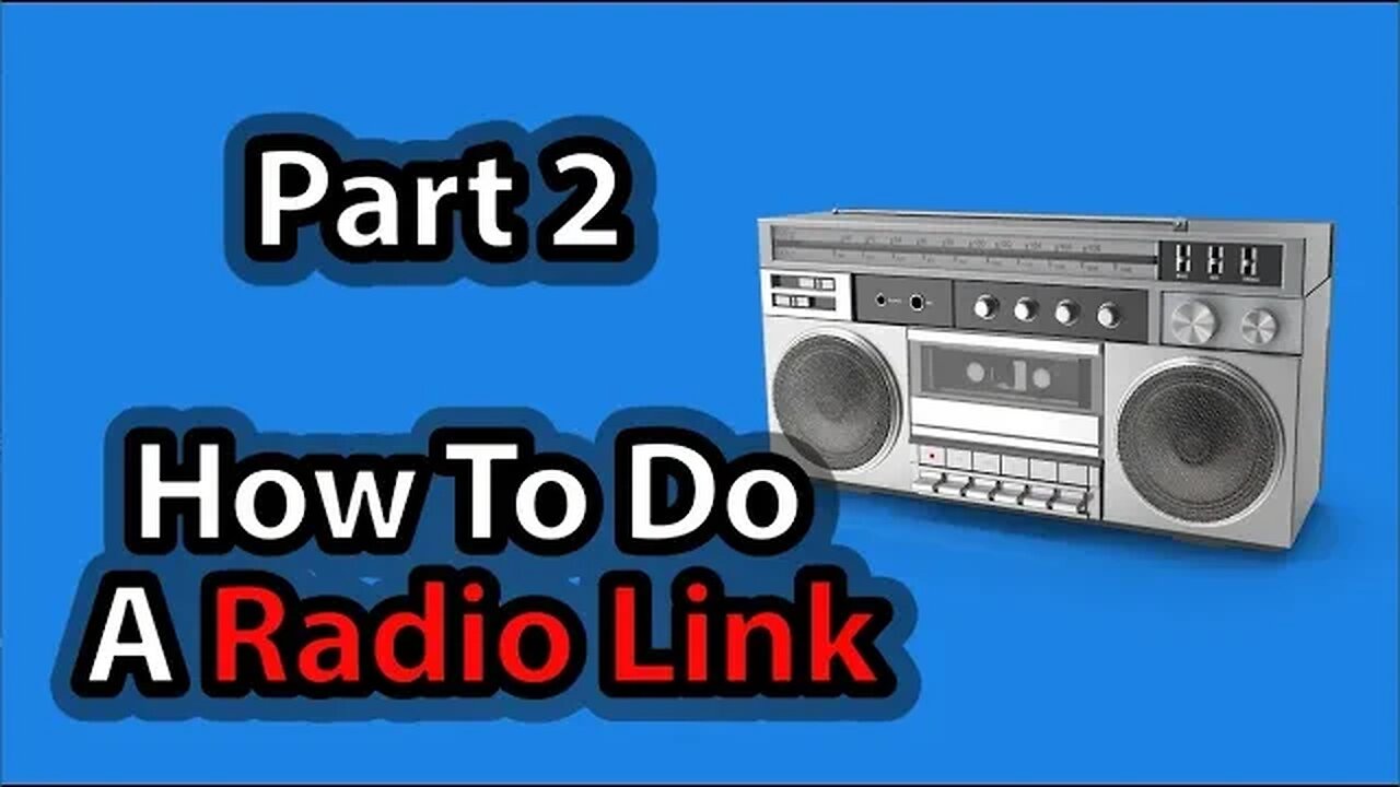 Radio Presenter Training. How To Do A Radio Link As A Presenter. Part 2. Free