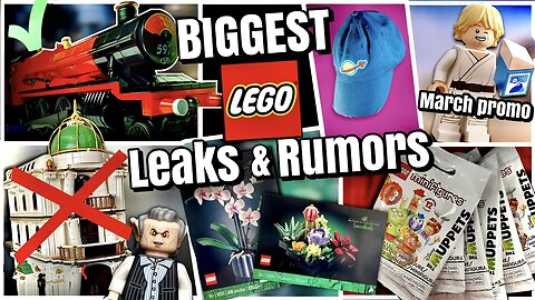 HUGE LEGO Leaks & Rumors 2022 | LEGO D2C Hogwarts Express, Star Wars, Botanical Collection & MORE