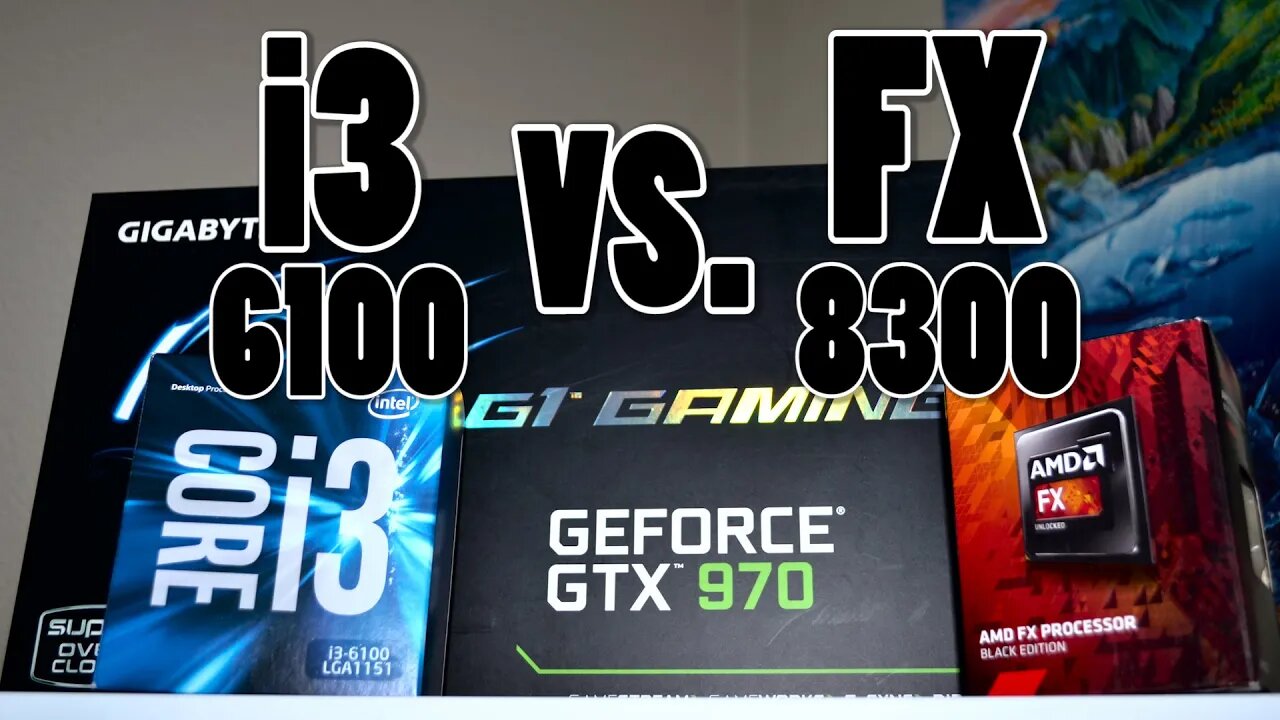 AMD FX 8300 vs. Intel i3 6100