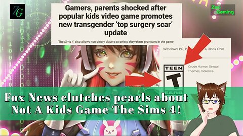 Fox News clutches pearls about Not A Kids Game The Sims 4!