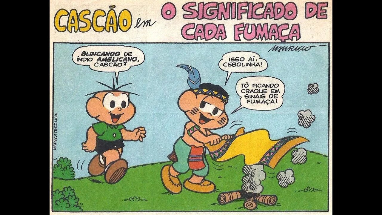Cascão em-O significado de cada fumaça | Gibis do Rapha 2