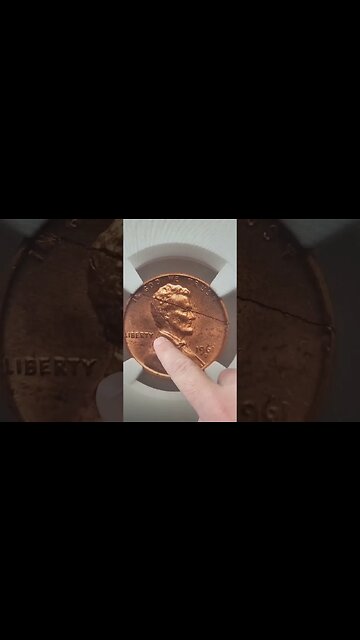 Cracked Penny is Valuable? #shorts #coin