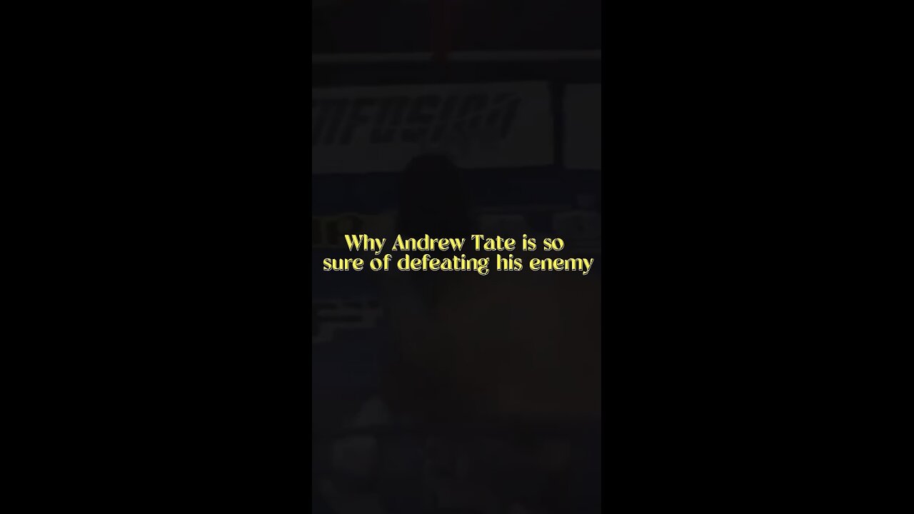 Why Tate is so confident