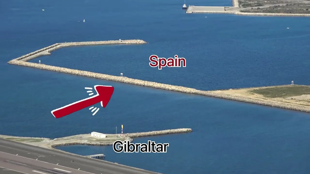 A very easy Spain/Gibraltar Border Explanation