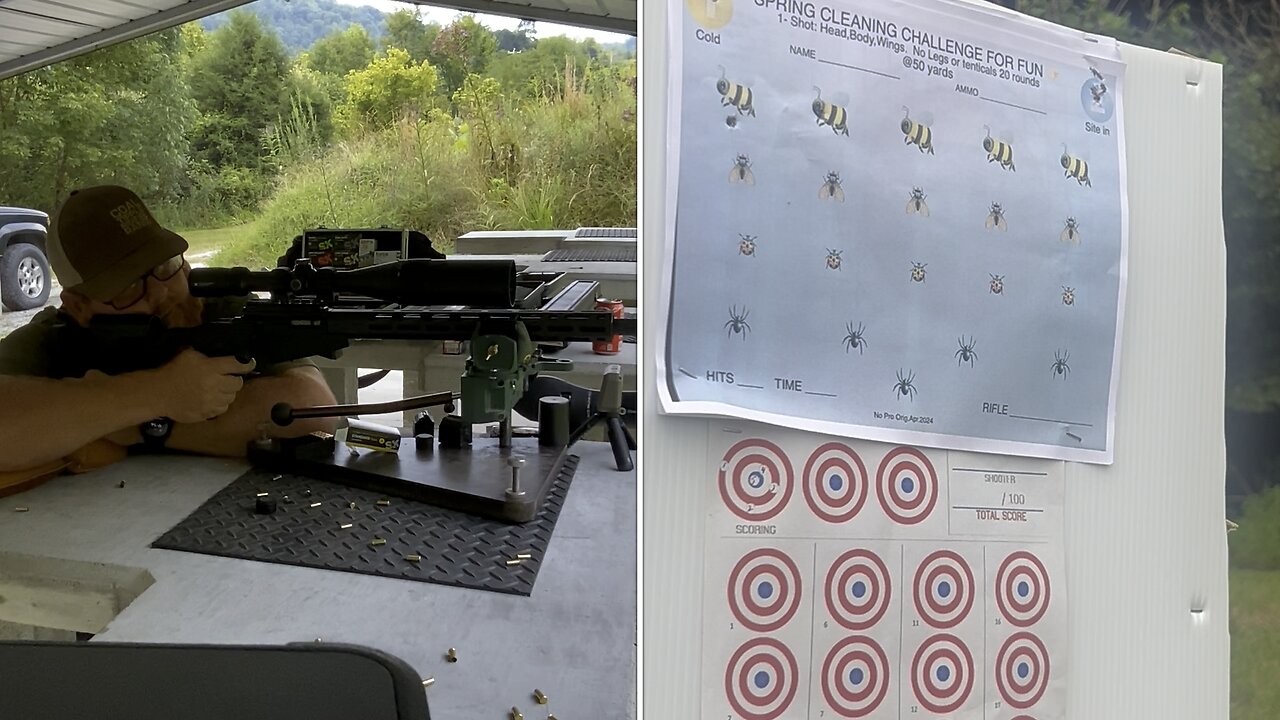 Ruger Precision shooing @nopros’s Spring Cleaning challenge.