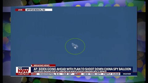 BREAKING: The U.S. has #ShotDown the Chinese Spy Balloon off of the coast of the Carolinas.
