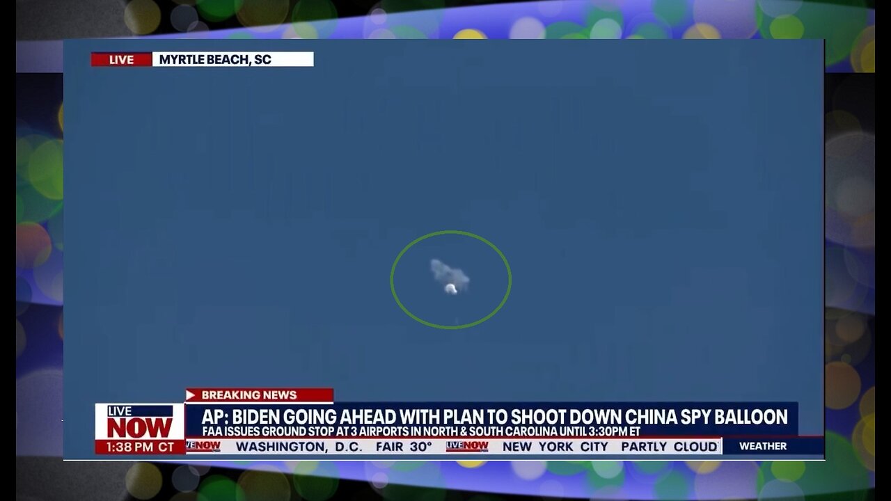 BREAKING: The U.S. has #ShotDown the Chinese Spy Balloon off of the coast of the Carolinas.