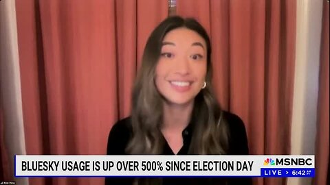 MSNBC Interviews COO of X’s Rival Bluesky: ‘Most of These Platforms Are Run by Men; Bluesky Is Run by Two Women’