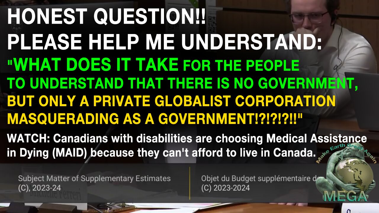 HONEST QUESTION!! PLEASE HELP ME UNDERSTAND: "WHAT DOES IT TAKE FOR THE PEOPLE TO UNDERSTAND THAT THERE IS NO GOVERNMENT, BUT ONLY A PRIVATE GLOBALIST CORPORATION MASQUERADING AS A GOVERNMENT!?!?!?!!"