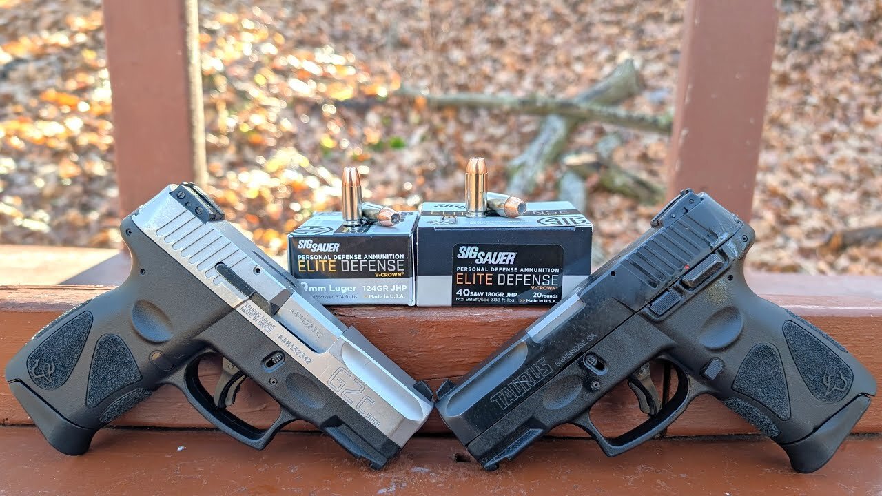 9mm VS .40 S&W in Compact Handguns - Sig Sauer Elite Defense (V-Crown)