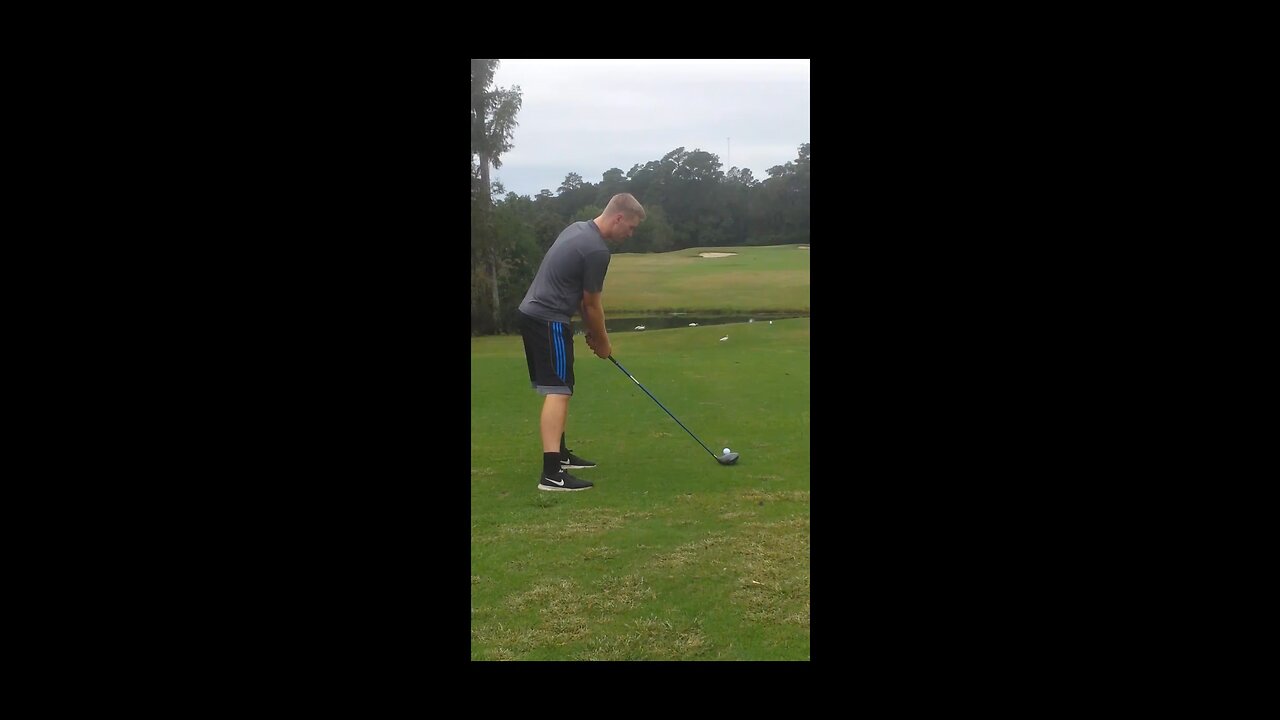 My literal first time hitting a golf ball gs where we are at now!