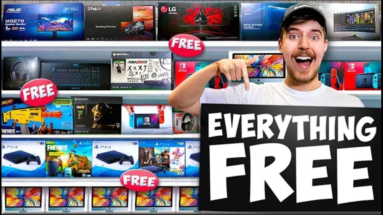 World's First Free Store, Everything Free $$$