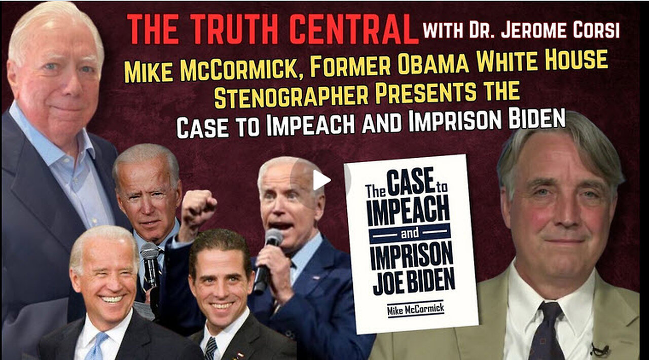 The Case to Impeach and Imprison Biden from an Eyewitness, His former Stenographer