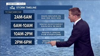 A Winter Weather Advisory will be in effect on Thursday